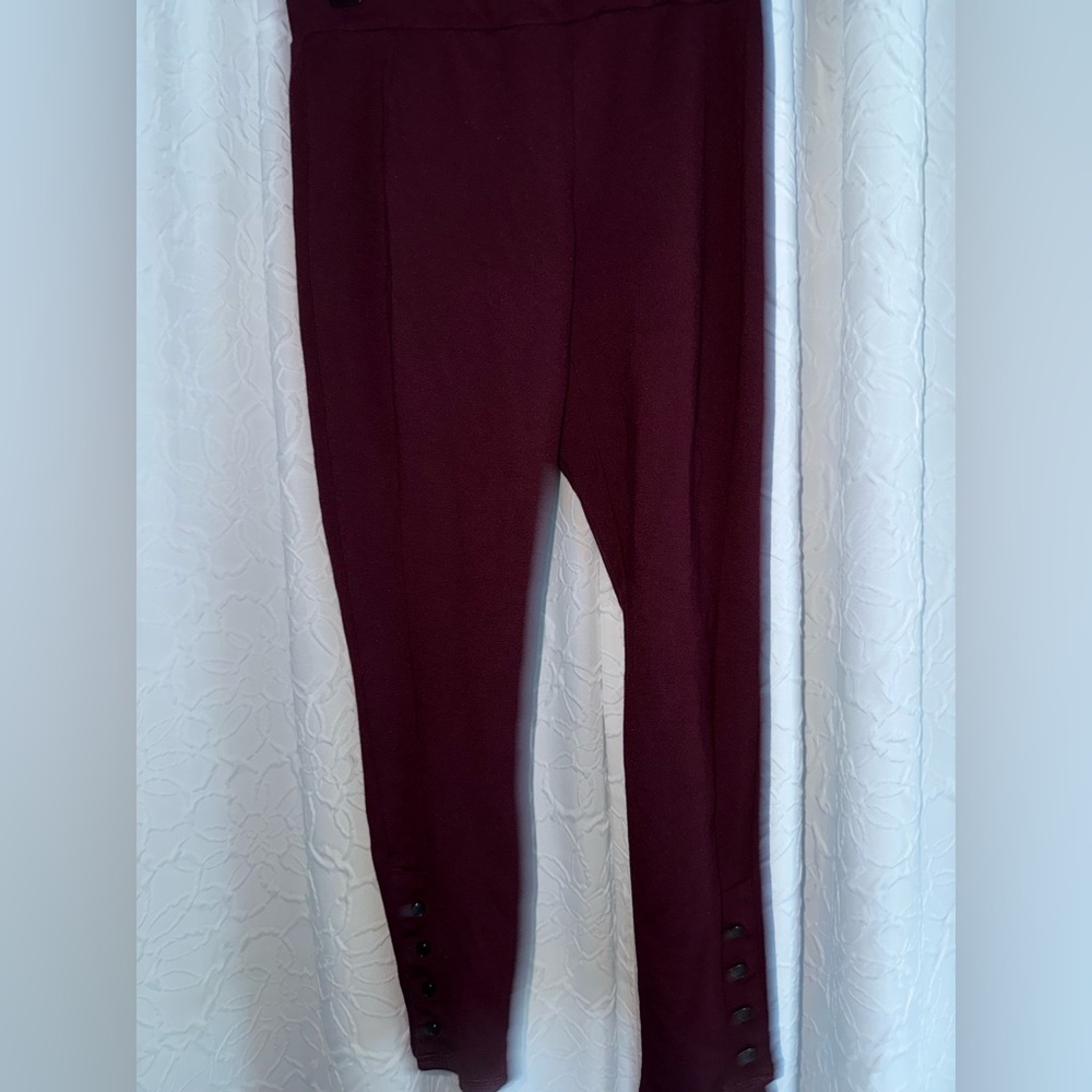 Into Love The Fit(PM)-Women's Burgundy Skinny Stretch Pants